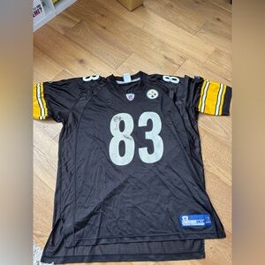 Vintage Pittsburgh steelers heath miller 83 reebok jersey mens 2XL